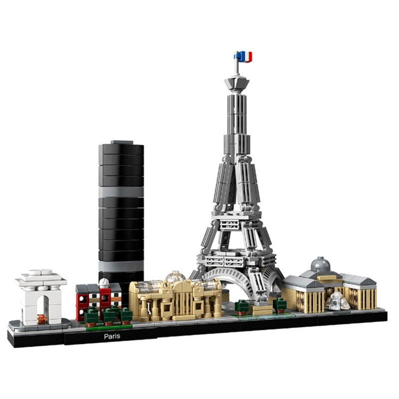 Architecture Skyline Collection Paris Collection Gift Building Blocks Kit City Brick Classic Model Kids Toys For Children Gift