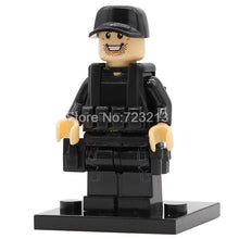 Load image into Gallery viewer, Single Sale Military Modern SWAT Figure Police with Shield Weapon Bricks building blocks set Model Toys for Children Legoing