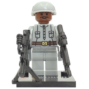 Single Sale Military Modern SWAT Figure Police with Shield Weapon Bricks building blocks set Model Toys for Children Legoing