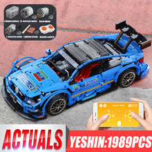 Load image into Gallery viewer, 20005 DHL Technic Motor Car Compatible With MOC-6687 C63 Speed Car Set Building Blocks Bricks App Control RC Car Kids Toys Gift