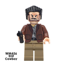 Load image into Gallery viewer, Classic Movie Cowboy Figure Set cow boys Tom Reese Doc Bender Trailhand Film Model Building Blocks kits Brick Toys for Children