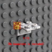 Load image into Gallery viewer, MOC Brick Parts 3456 Minifigure Bracket Inverted 2 X 2  with 2 Holes Classic Piece Building Block Toy Accessory