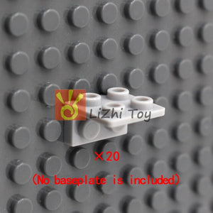 MOC Brick Parts 3456 Minifigure Bracket Inverted 2 X 2  with 2 Holes Classic Piece Building Block Toy Accessory