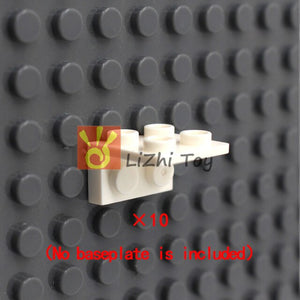MOC Brick Parts 3456 Minifigure Bracket Inverted 2 X 2  with 2 Holes Classic Piece Building Block Toy Accessory