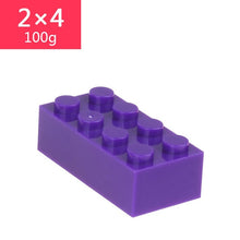 Load image into Gallery viewer, 2x4 Bulk Bricks Classic Legoes Base Building Blocks Colorful Enlighten Bricks Learning Toys For Kid Each Pack 100g About 45PCS