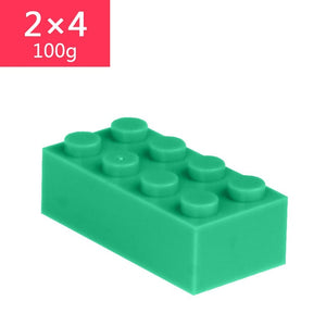 2x4 Bulk Bricks Classic Legoes Base Building Blocks Colorful Enlighten Bricks Learning Toys For Kid Each Pack 100g About 45PCS