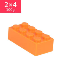 Load image into Gallery viewer, 2x4 Bulk Bricks Classic Legoes Base Building Blocks Colorful Enlighten Bricks Learning Toys For Kid Each Pack 100g About 45PCS