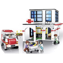 Load image into Gallery viewer, 2019 New GUDI City Fire control Series Medical ambulance Building Blocks Model Sets Bricks Classic For Children Toys Kids Gift